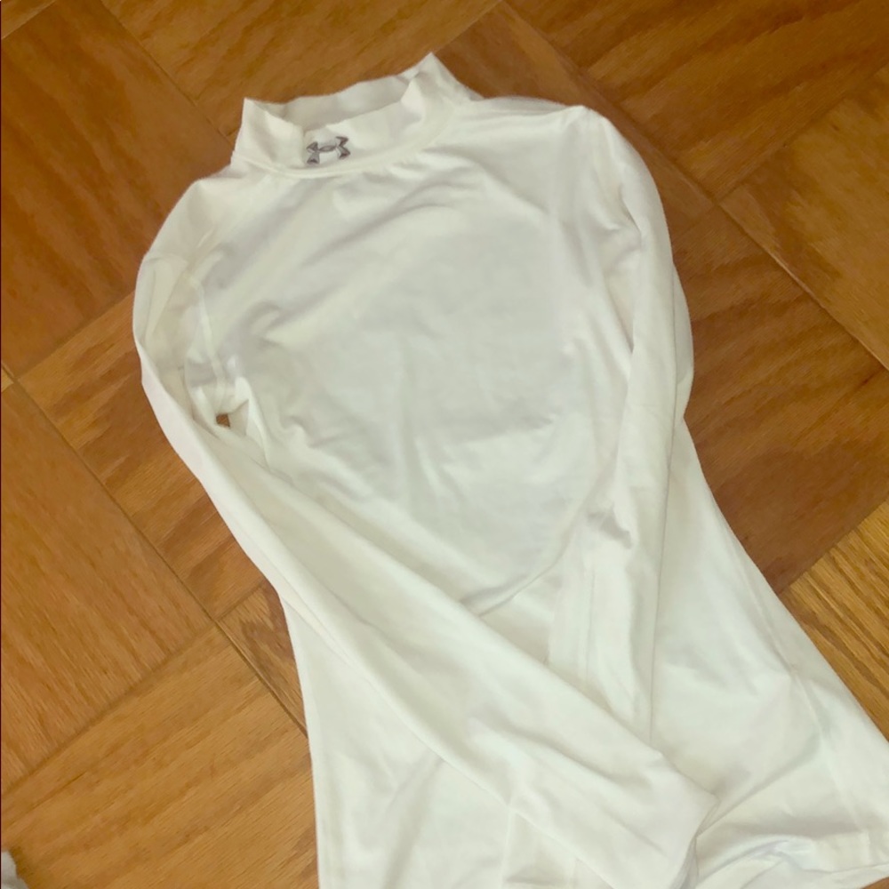 Under armour cold gear white fitted first layer